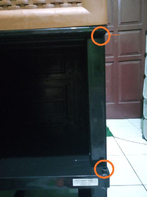 Lemari Plastik Rotan 4 Pintu 1laci Napolly