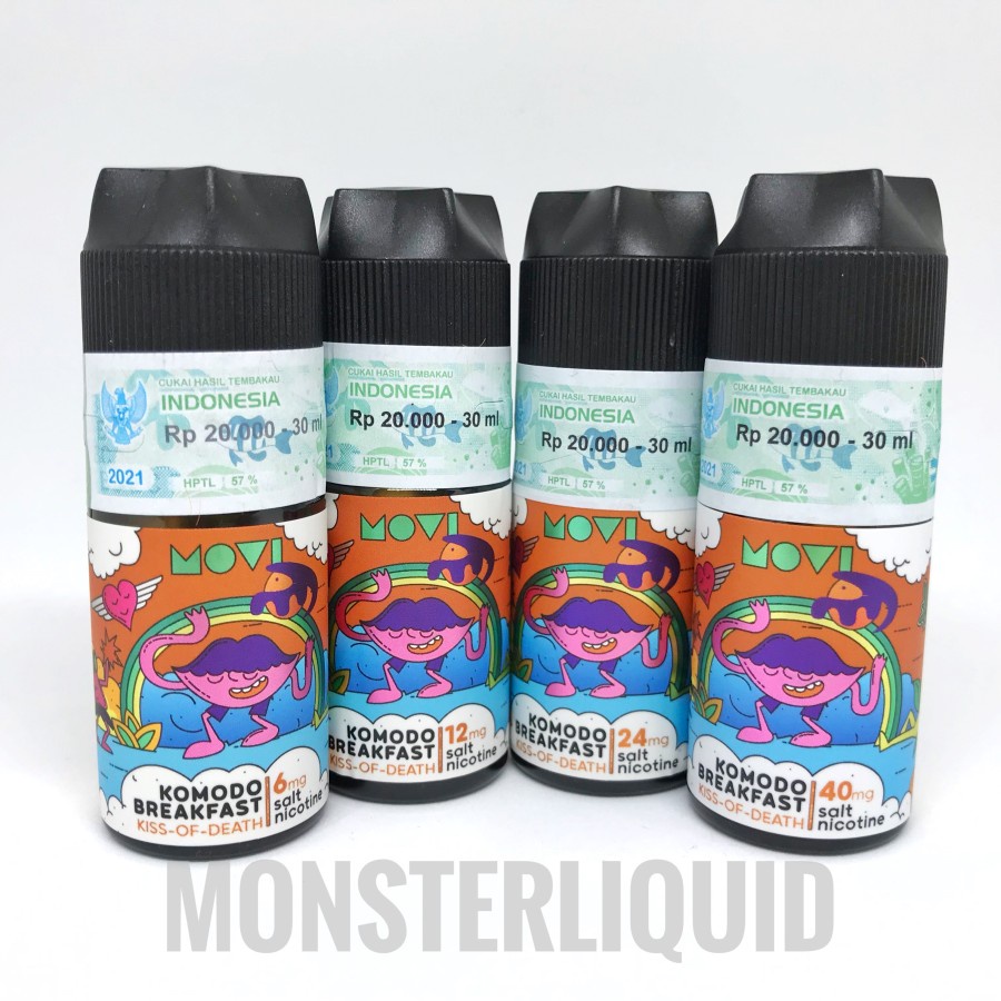 SALT KOMODO BREAKFAST KISS OF DEATH BY MOVI 30ML