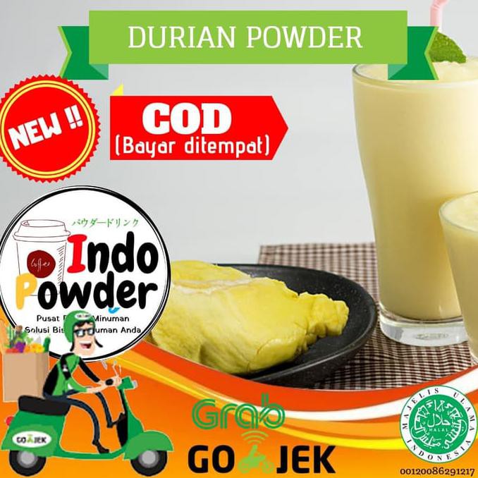 

'' TERBARU'' POWDER DURIAN 1KG / DURIAN POWDER 1KG / BUBUK MINUMAN RASA DURIAN 1KG ''TERMURAH''