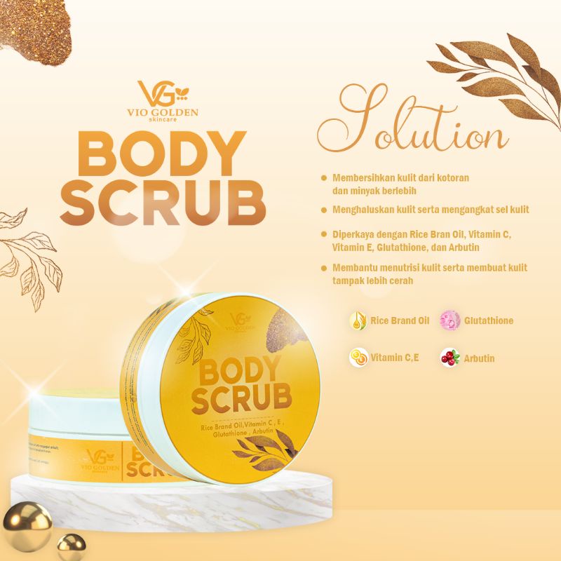 VIO GOLDEN BODY SCRUB 250G