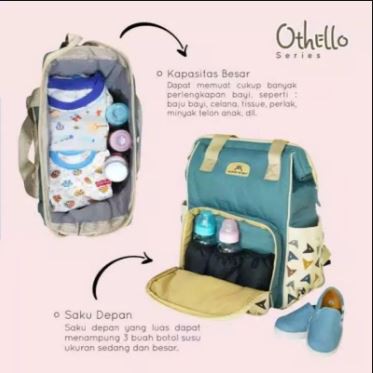 TAS RANSEL PERLENGKAPAN BAYI MOMS BABY OTHELLO SERIES - MBT 3031