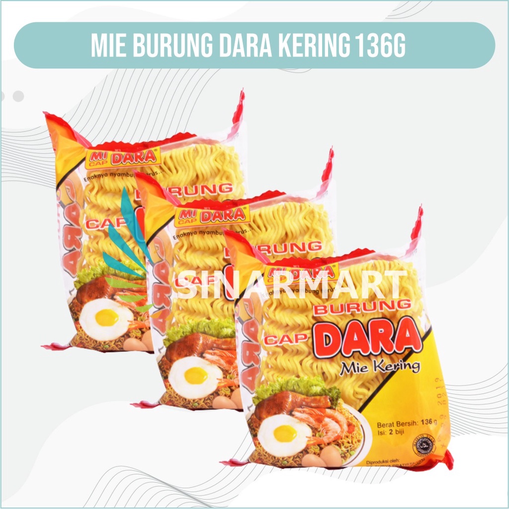 

MIE KERING CAP BURUNG DARA 136 GRAM