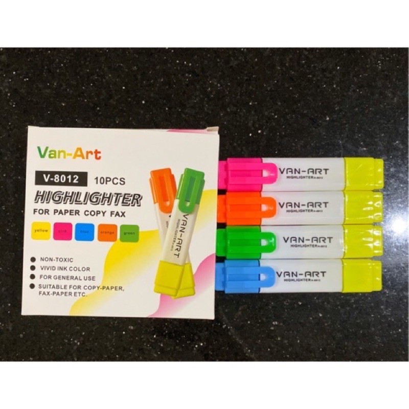 

[HARGA 10PCS] HIGHLIGHTER 2 WARNA BOLAK BALIK / STABILO 2 SISI