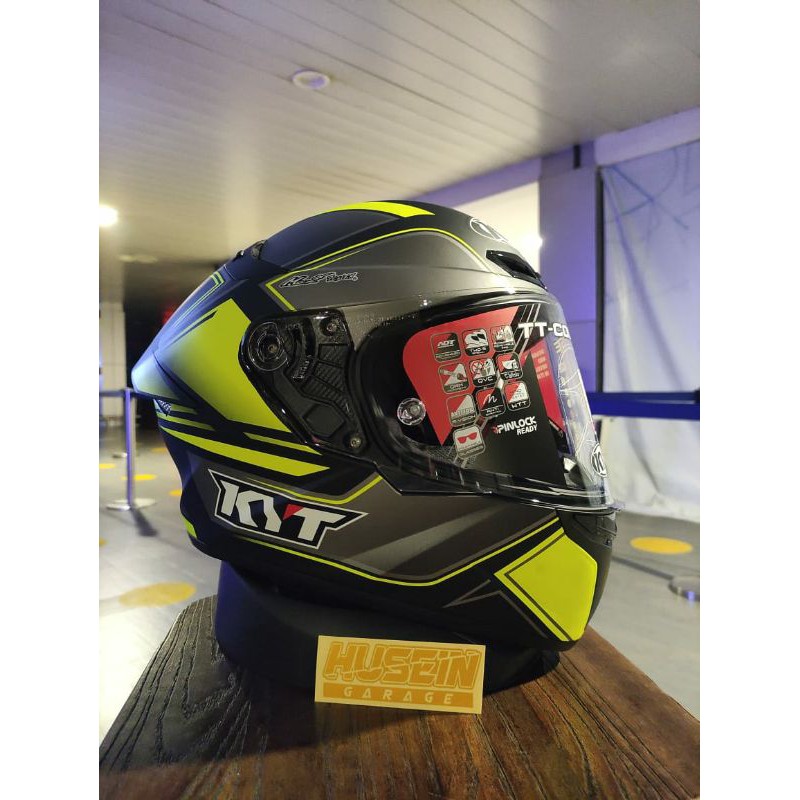 KYT TT COURSE motif TOURIST YELLOW