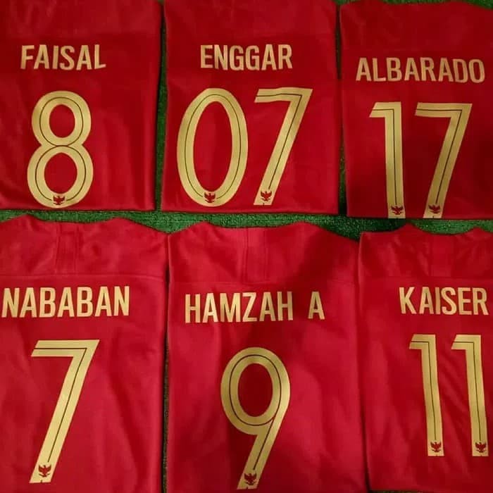 Khanzzs lagi ada      Nameset / Custome Name Timnas Indonesia home & away official AFF 2016     Mari