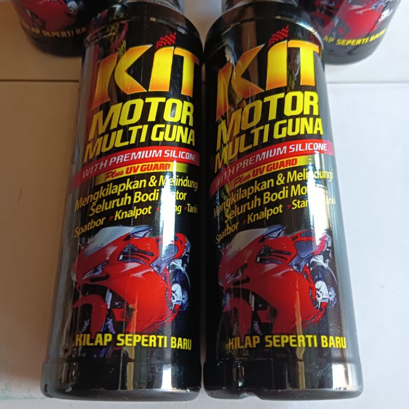KIT SEMPROT SERBA  GUNA KIT MOTOR SERBA GUNA  PENGKILAP BODY MOTOR CAIRAN PENGKILAP MOTOR Kit botol 
