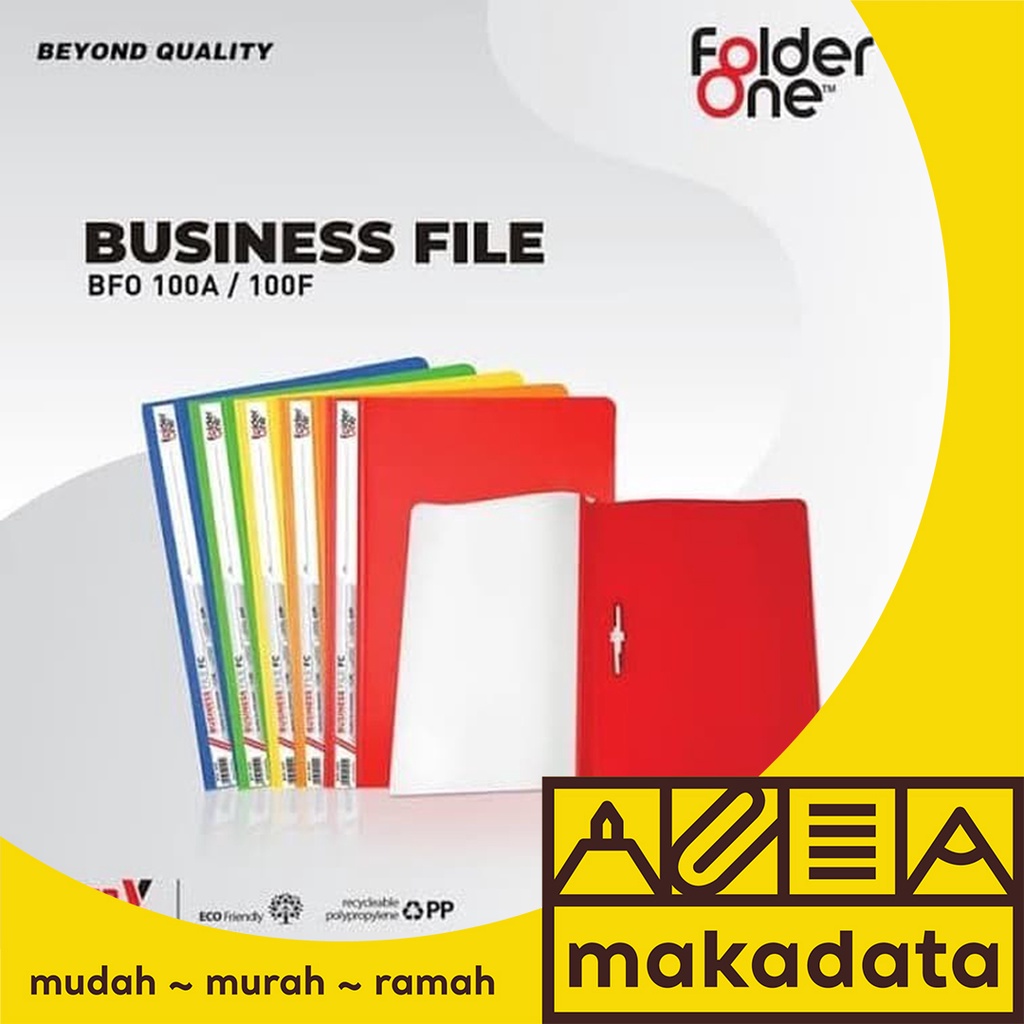 

MAP BUSINESS FILE FOLDER ONE F4 ANEKA WARNA 1 PACK MURAH