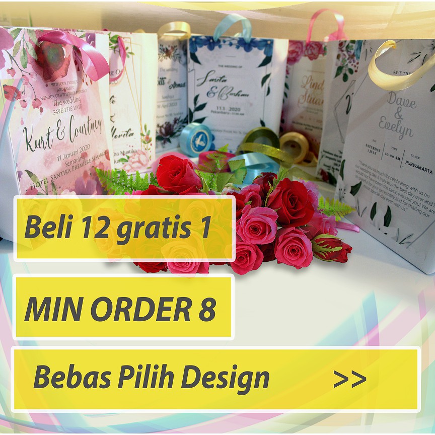 

Paper Bag Bridesmaid, Tas untuk pernikahan , bridesmaid , groomsman Berkualitas ( bahan tebal)