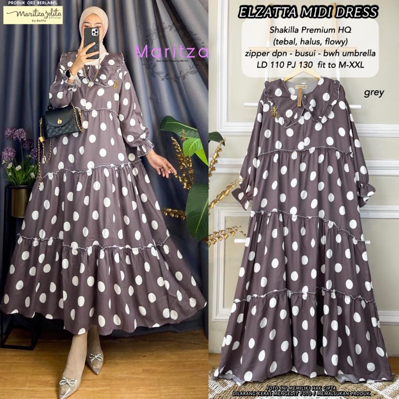 DRESS WANITA ELZATTA MIDI
