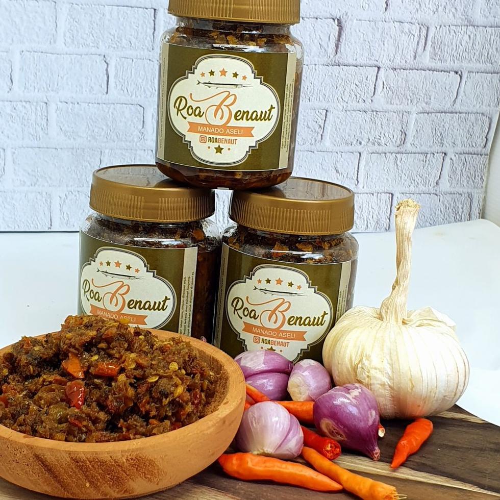 

cn❂Kirim Sekarang☈ Sambal Roa Asap Manado Tanpa MSG - Sambel Ikan Roa Pedas 200 gram V92 ❂