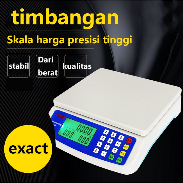 Timbangan digital 30kg / Electronic scale for fruits, meat and vegetables Timbangan elektronik