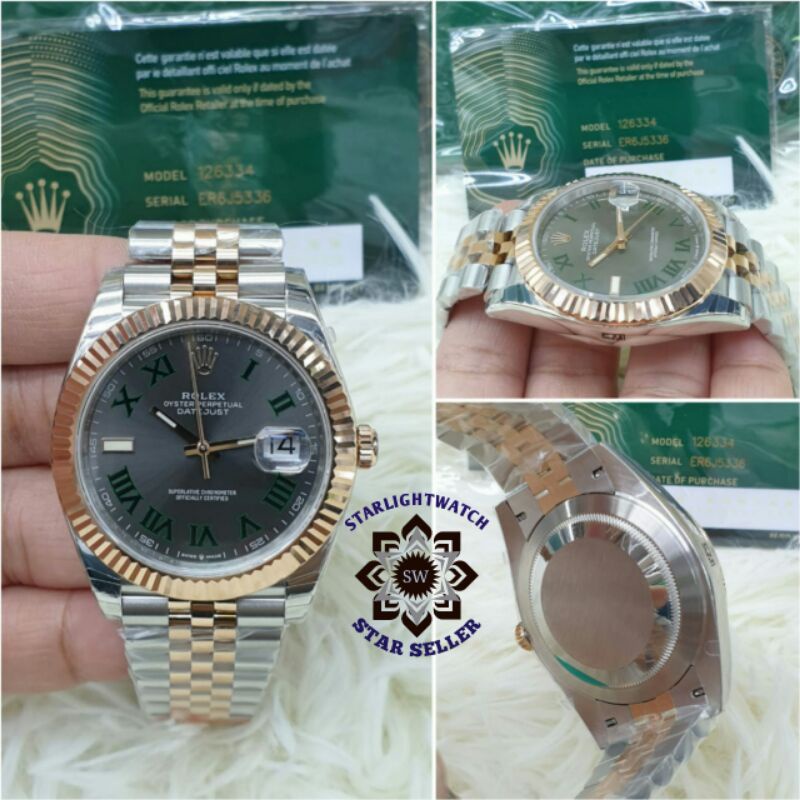 jam tangan pria swiss rolex datejust automatic kualitas original