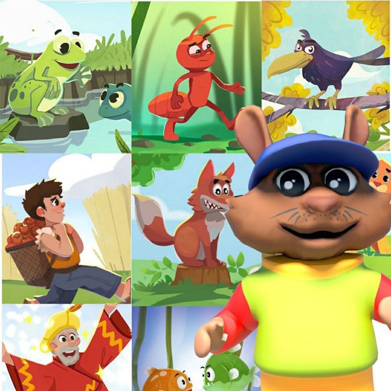 Jual 10 buku dongeng anak bergambar interaktif | Shopee Indonesia