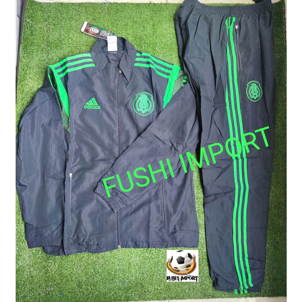 Setelan Stelan 1 Stel Jaket Bola Anthem Mexico Training Tracksuit 2022 2023 GO HQ IMPORT