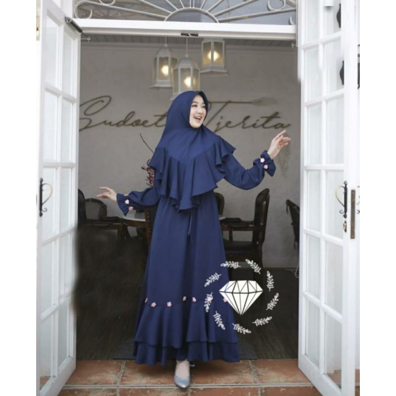 Kekinian 2020 Gamis Trand Remaja Kekinian Nisa Sabiyan K2T2 Gam LZ822 Baju Gamis Wanita Terbaru