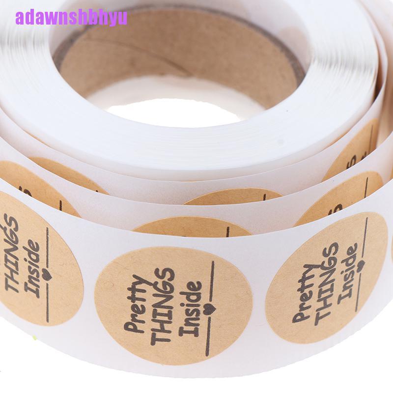 500pcs Stiker Label Segel Thank You Ukuran 1 inch Untuk Amplop