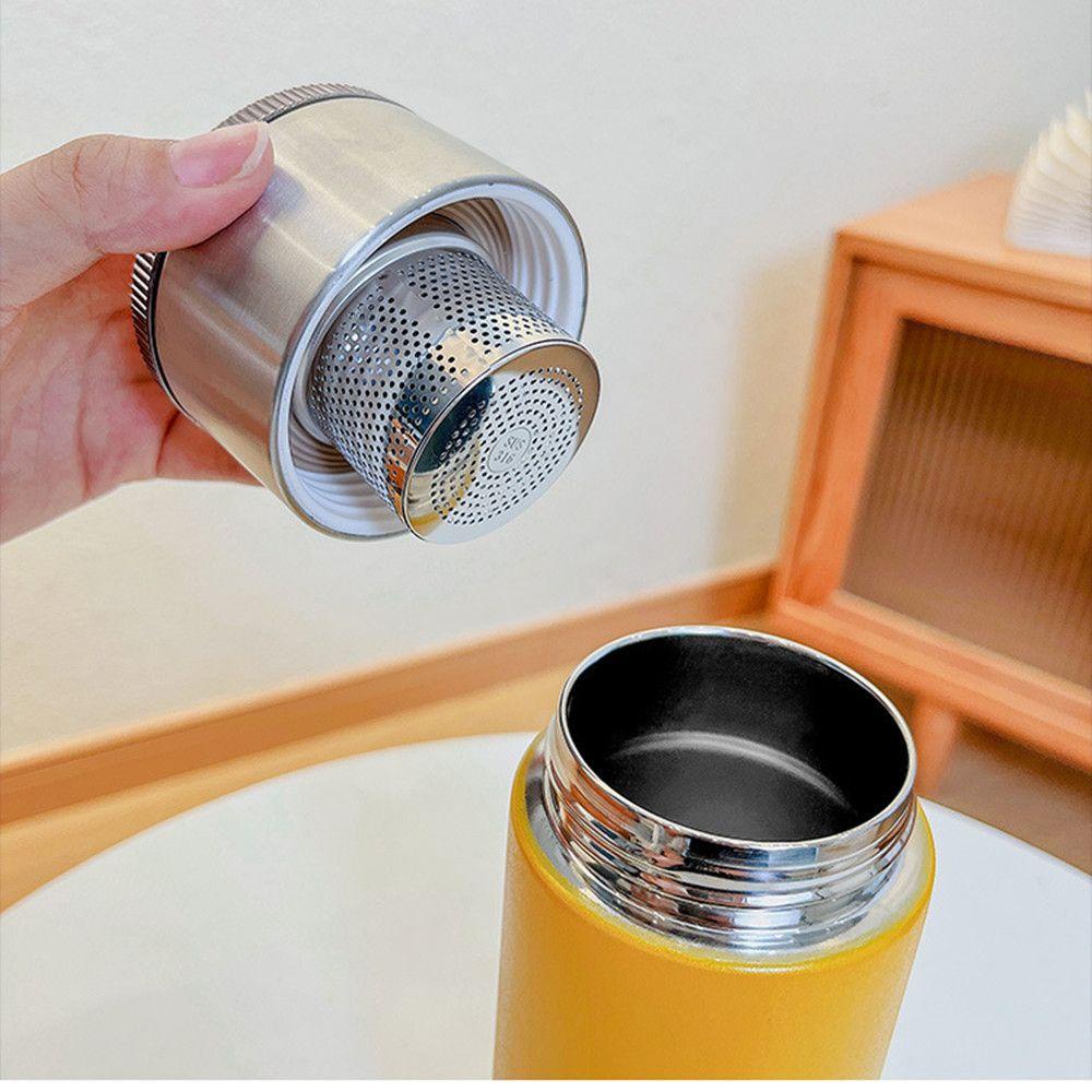 Solighter 500ml Vacuum Flasks Infuser Stainless Steel Memisahkan Thermal Mug