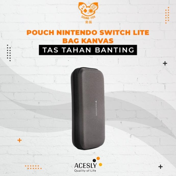 

READY COD Nintendo Switch Lite Bag Kanvas Tahan Banting Sound Fox Tas Nintendo NOTE: *Refund atau