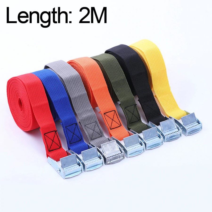 Tali Strap Pengikat Barang Tie Down Cargo Belt Rope 2 Meter x 2.5 cm