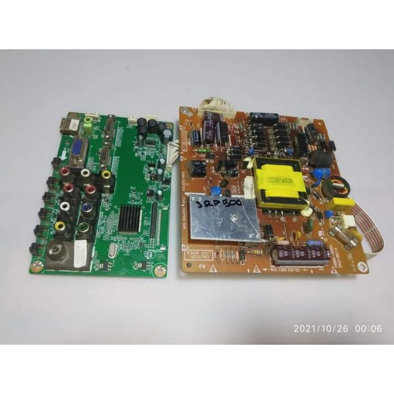 MESIN MODUL MB MAINBOARD PSU POWER SUPLAY SUPPLY TV POLYTRON PLD 32D900 32d900w pld32d900 32d905