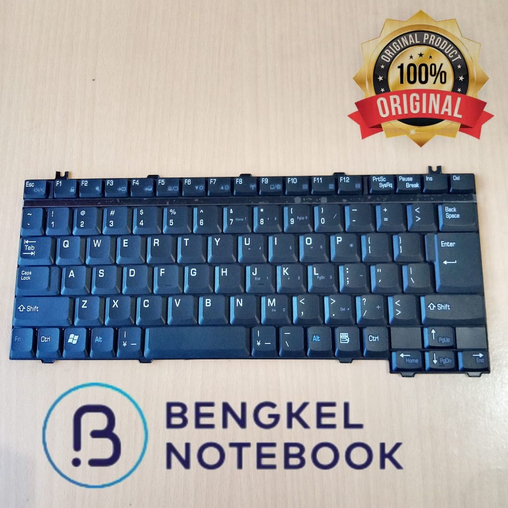 Keyboard Laptop Toshiba Satellite A40 A45 A50 A55 A60 A65 A70 A75 A80 A85 A100 A130 A135 Hitam/Black