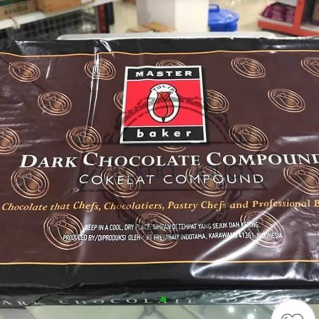 

Tulip Master Baker Dark compound Coklat 500grm