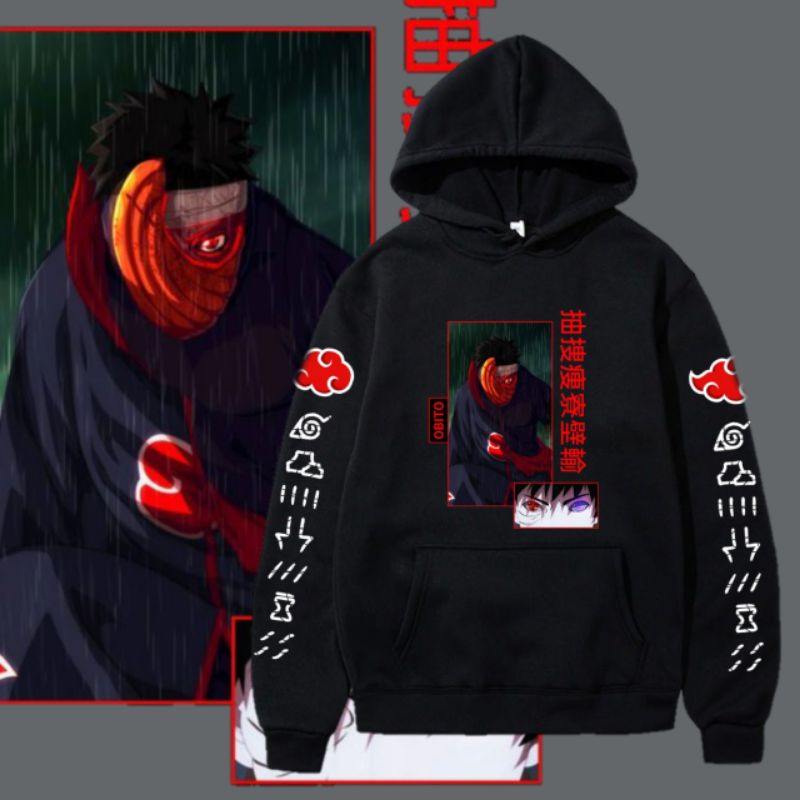 jaket anime naruto | hoodie anime obito Akatsuki naruto | hoodie anak anime naruto | hoodie cotton