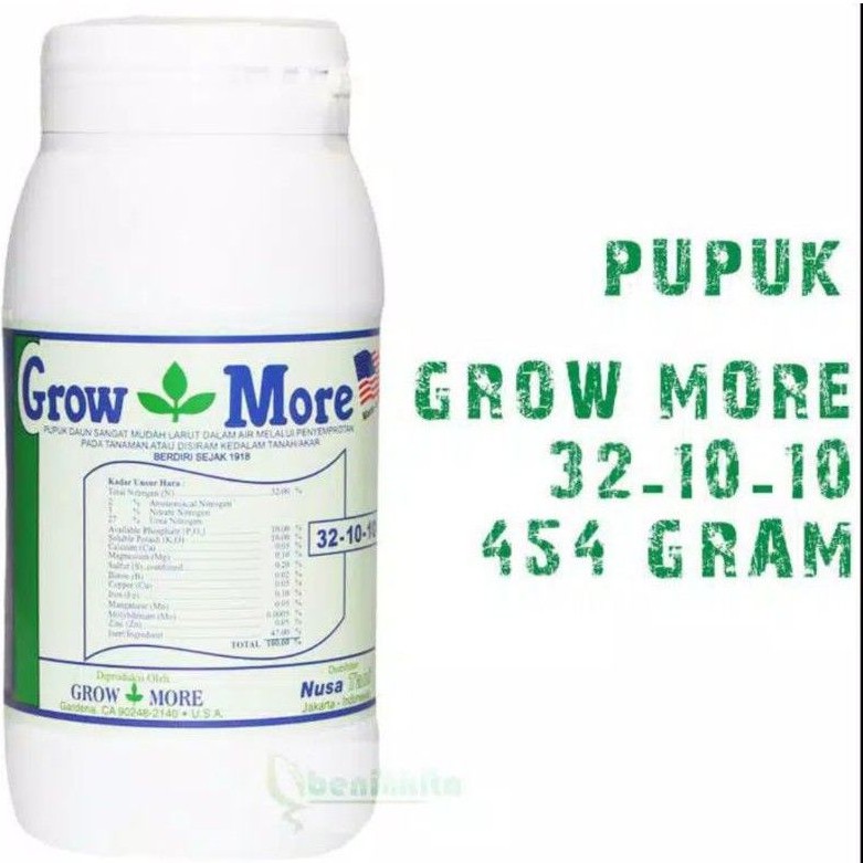 PUPUK GrowMore 32_10_10 454gram