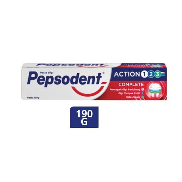 PEPSODENT ACTION 123 COMPLETE 190GR