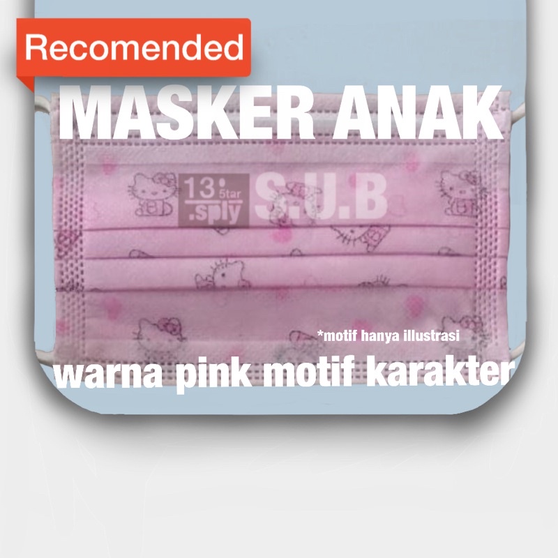Masker Anak 3 ply | kf94 | duckbill
