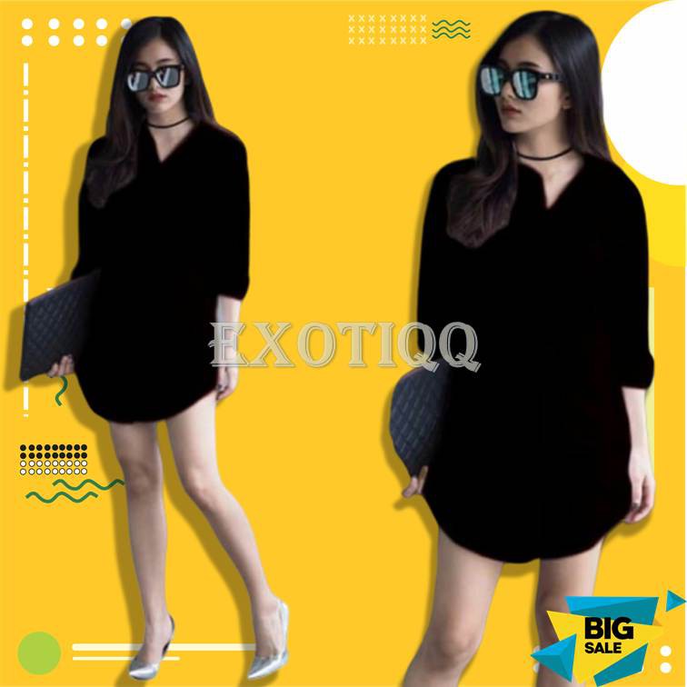 TR25 Kemeja Cewek Kerja Kantor Kuliah Hem Jolly Baju Atasan Wanita Murah Gilena Army Prem 48Hwh