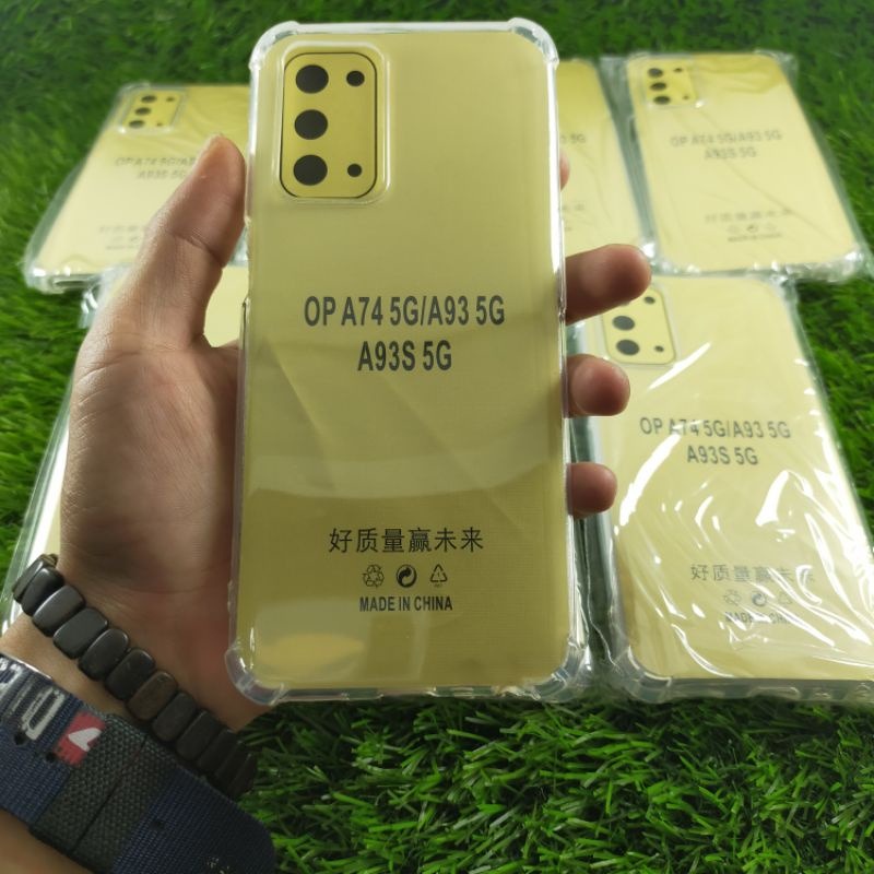 Anti Crack Oppo A74 4G 5G A16 Soft Case Anti Shock Jelly Tahan Benturan