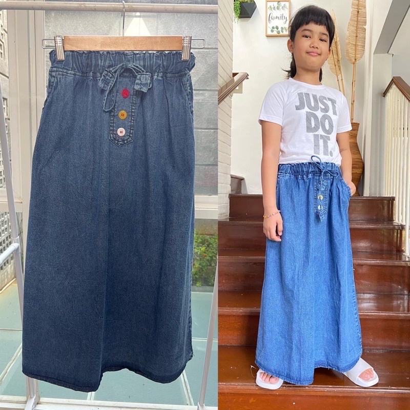 Rok Anak Denim || Little Jofin