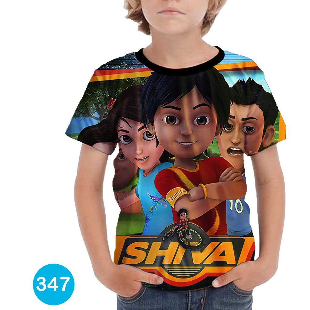 Jual Baju Shiva Karakter Kartun Baju 3D Serial Kartun TV Anak #COWO-347 |  Shopee Indonesia