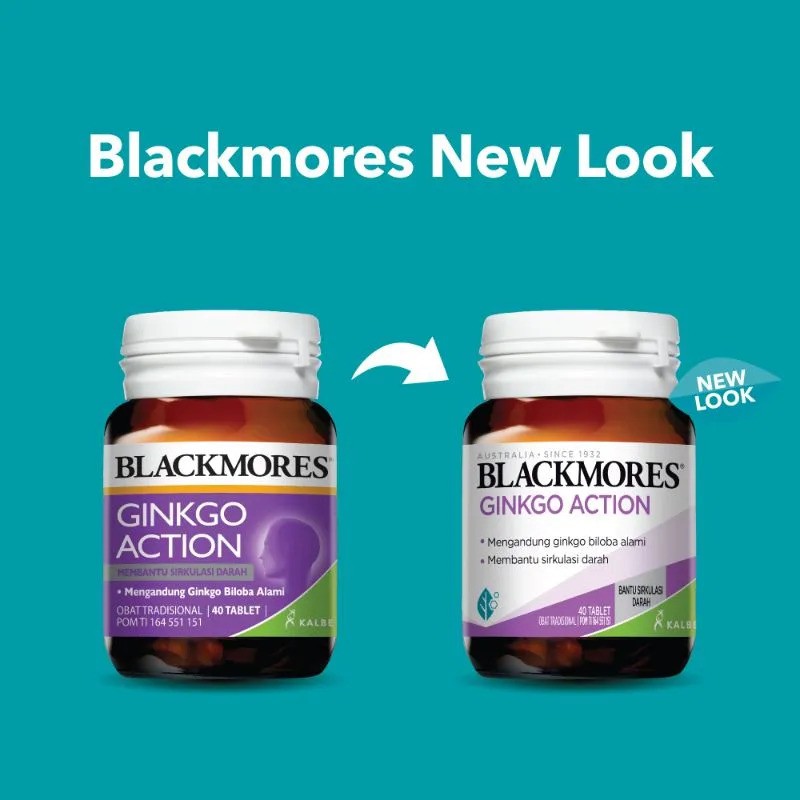 [Hazelcare] Blackmores Ginkgo Action 40 Tablets / Ginkgo Recall 30 Tablets
