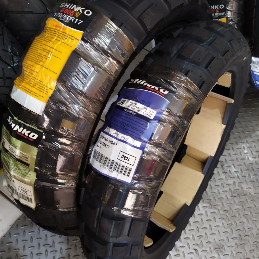 SHINKO IMPORT BAN SEPASANG 120/70/17 & 170/60/17 BIG BLOCK NEW 2021