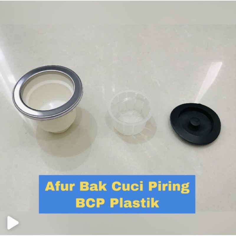 Afur BCP Plastik 1 1/2 inch / Saringan Bak Cuci Piring Sink 1 1/2”