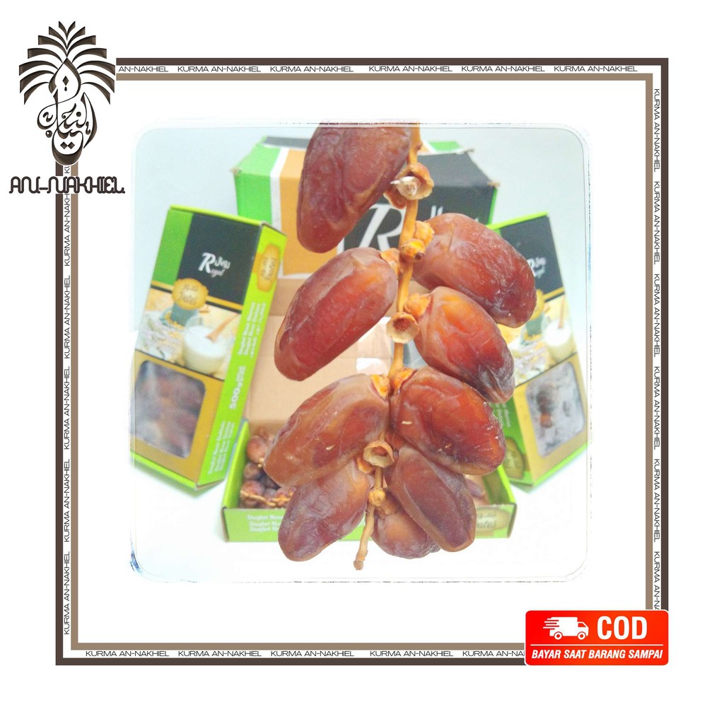 

Kurma Tunisia Tangkai Royal 500gr Premium Dates