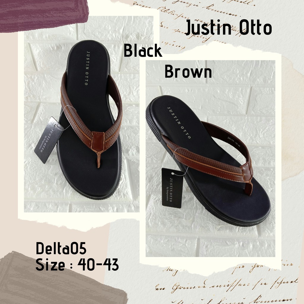 JUSTIN OTTO (DELTA05) - COKLAT - SANDAL PRIA