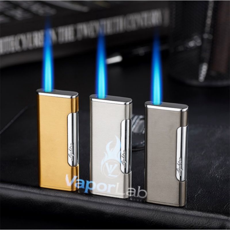 mancis korek api bara las unik slim gas torch lighter bisa isi ulang