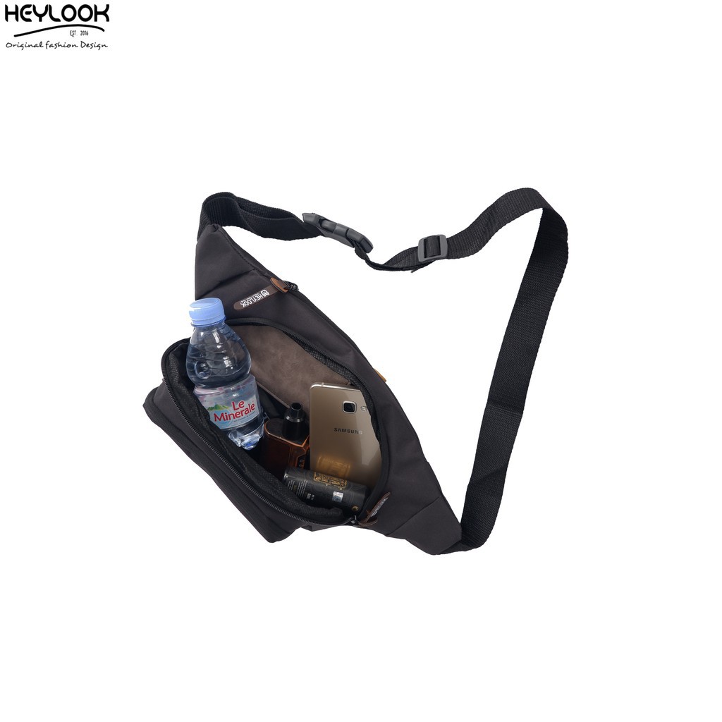 Tas Cowok Murah Cocok Buat Pergi Lebaran Piknik / (TERLARIS) TAS WAIST BAG PRIA KANVAS TAS