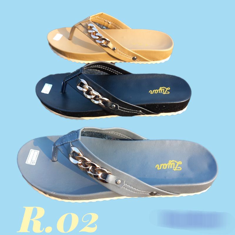 SANDAL WANITA SOL PUYUH JEPIT RANTE R.02