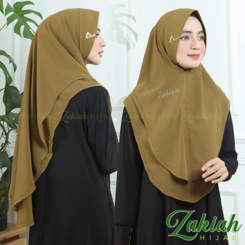 Khimar standart oval picot senada PLAT ori zakiah hijab