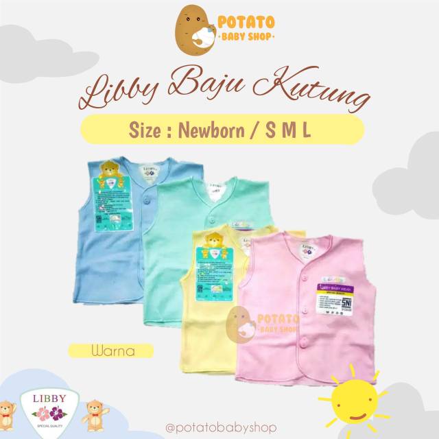 Libby Baby - Baju Kutung Kancing Warna