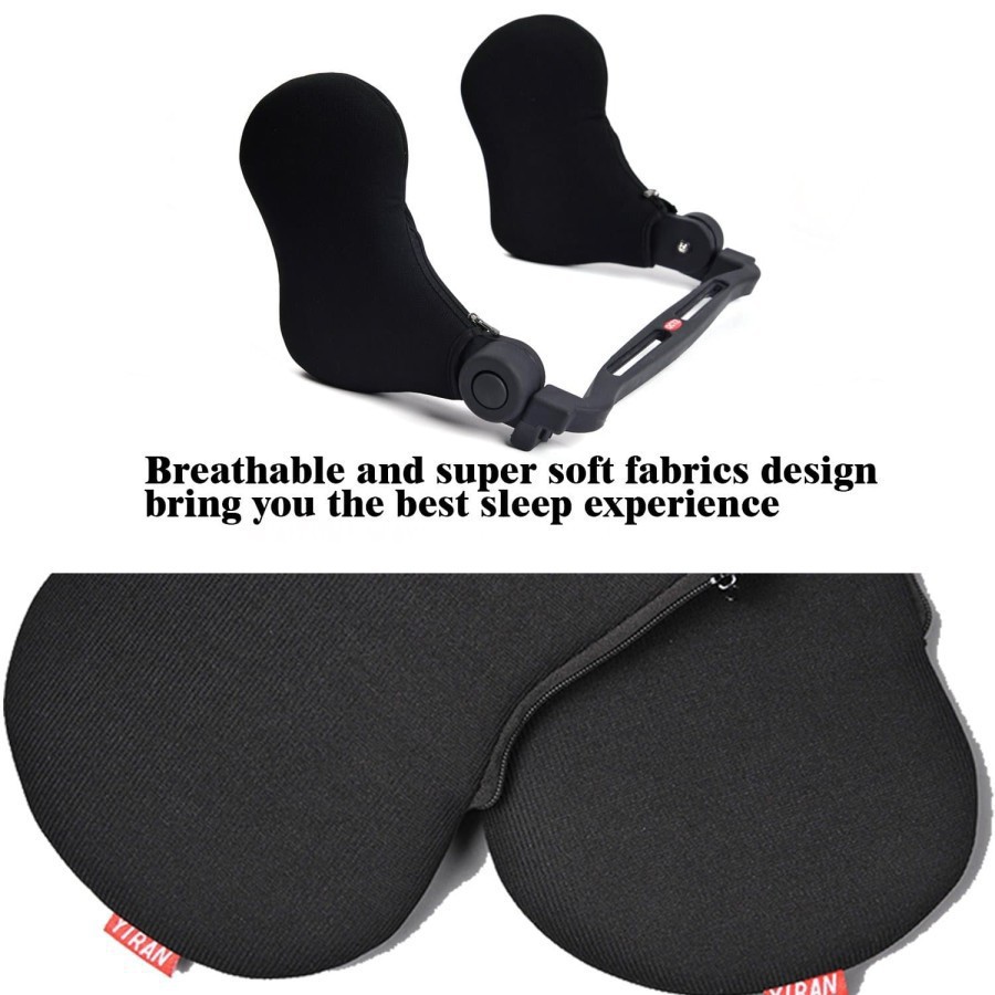 Headrest Neck Bantal Penyangga Kepala Leher Jok Mobil Travel Pillow