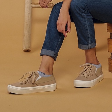 CARAMELA CREAM |ManNeedMe x FAV| Sepatu Sneakers Wanita Casual ORI