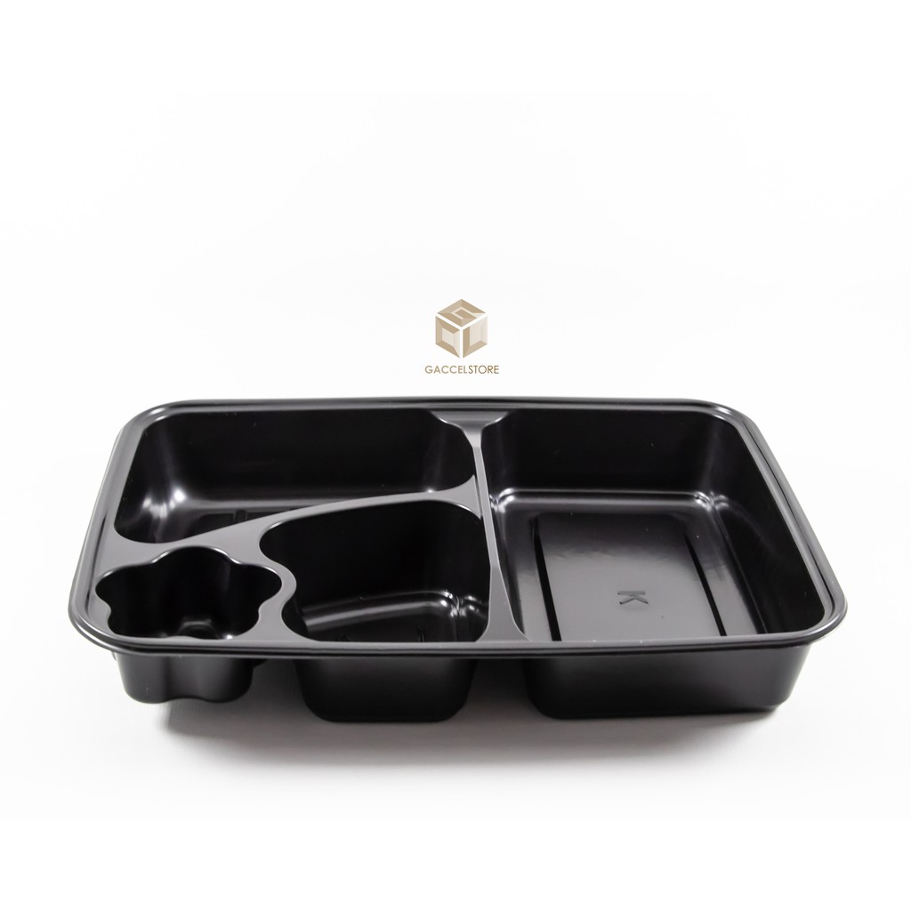 Mika Bento Sekat 4 / Bento Box / Plastik Kemasan