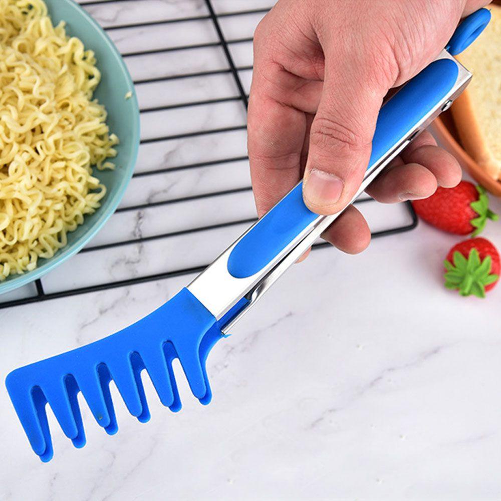 Solighter Spaghetti Clip Salad Can Locking Non-Slip Handle Cold Dish Clip