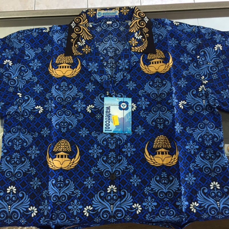 baju korpri model baru pria dan perempuan lengan panjang ukuran S M L XL XXL XXXL hingga 5XL 5L