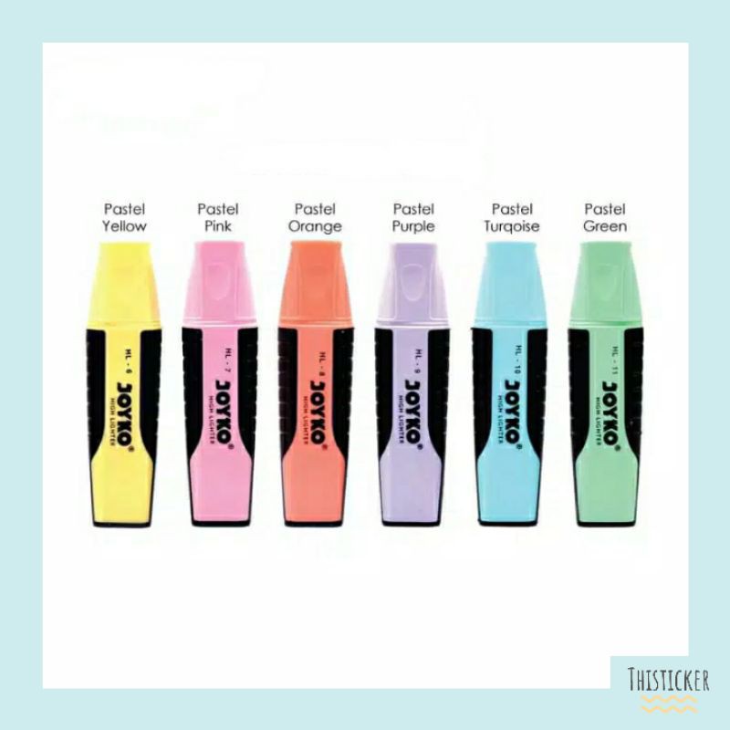 

[Thisticker] Highligter / Penada Joyko Warna Pastel